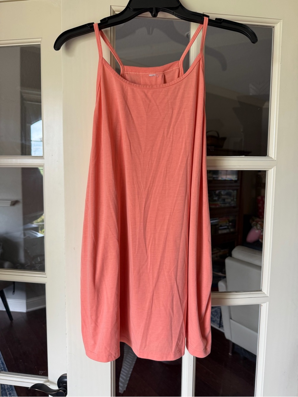 L.L.Bean Coral Swing Tank Top Sleeveless Knit Cami Relaxed Fit XL